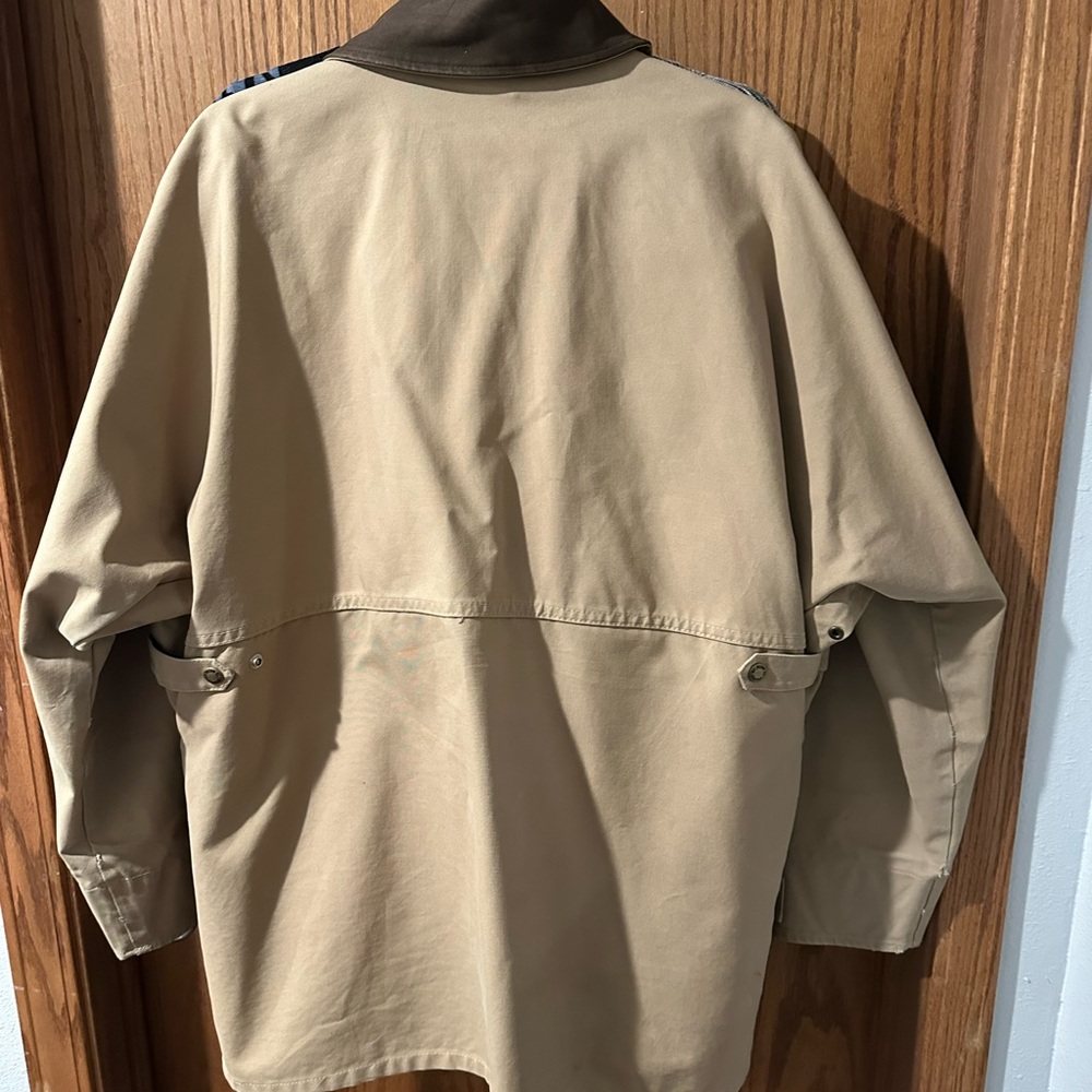 Filson Tan Work/hunting Jacket with Dark Brown Collar - Picture 2 of 7